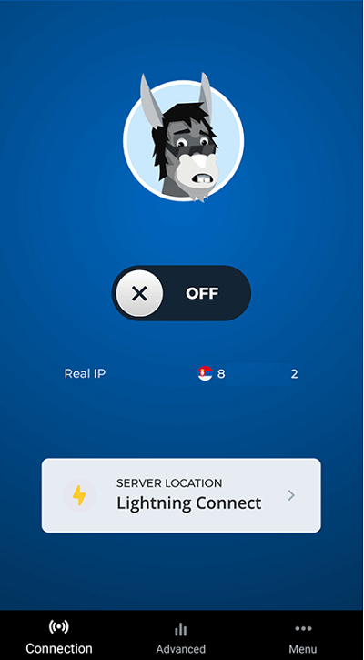 HMA-donkey-android-app-interface-in-USA