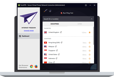 purevpn-windows-app-interface