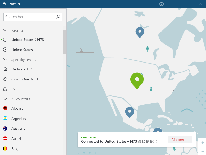 NordVPN-User-Interface-in-USA