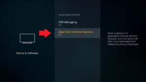 firestick-apps-from-unknown-sources outside-USA