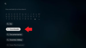 firestick-search-for-downloader outside-USA