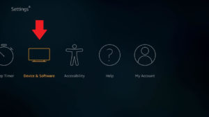 firestick-settings-page outside-USA