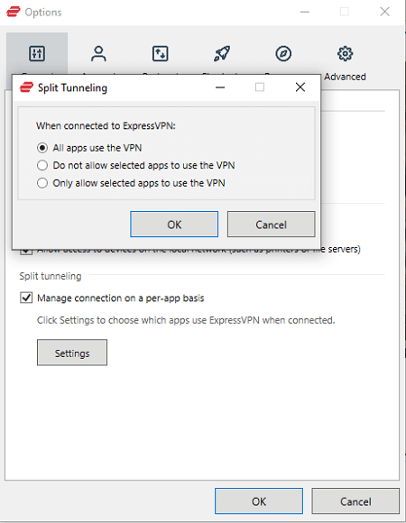 expressvpn-split-tunnelling