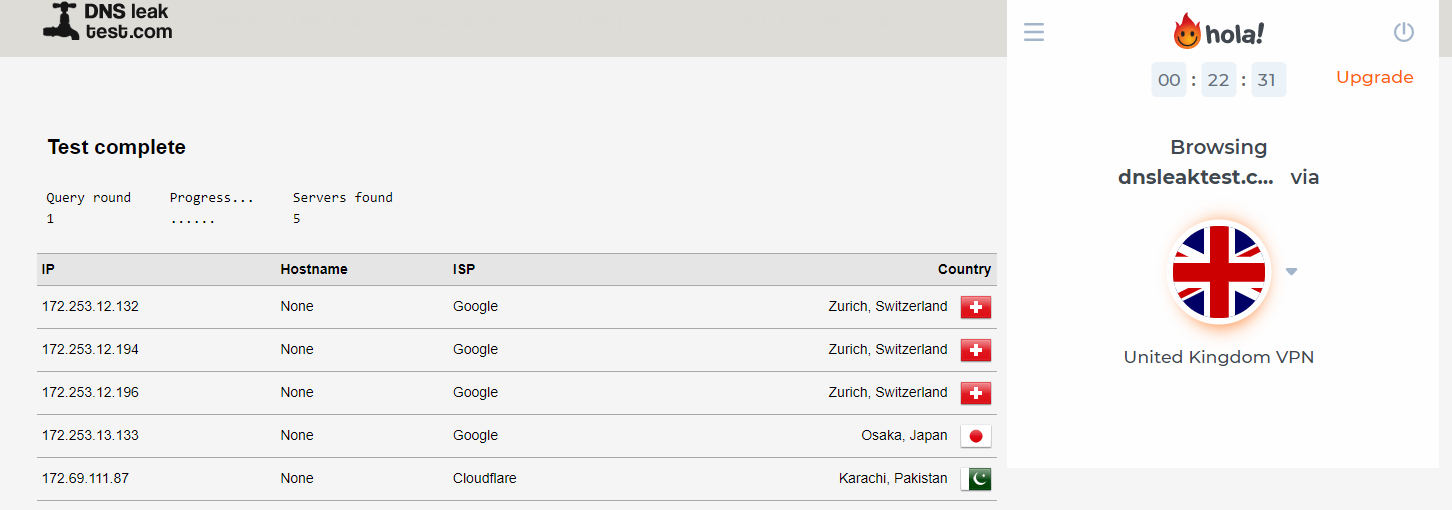 hola-vpn-dns-leak-test