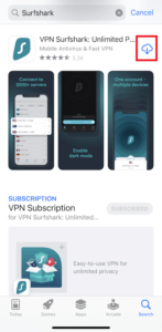 download-surfshark-on-ios-in-USA