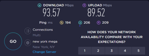 speed-test-with-nordvpn-in-USA