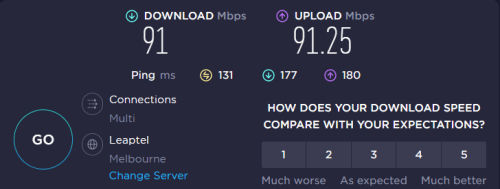 speed-test-with-nordvpn-in-australia-in-USA