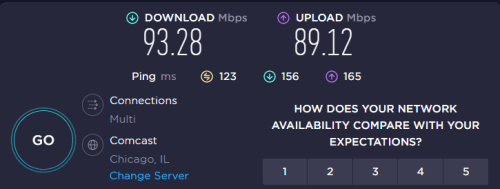 speed-test-without-nordvpn-in-israel-in-USA