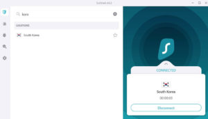 surfshark-connected-to-south-korean-server-in-USA