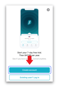 surfshark-ios-free-trial-create-account-in-USA