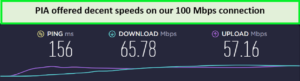  test de vitesse PIA VPN pour Android in - France 