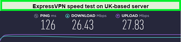 ExpressVPN-speed-test-result-with-uk-server-in-USA
