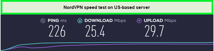 vpn-one-click-speed-test-result-with-canada-server-in-USA