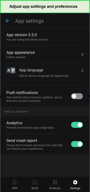 adjust-app-settings-on-surfshark-android-app-in-USA