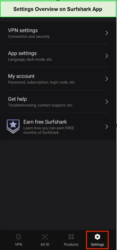 settings-on-surfshark-app-in-USA
