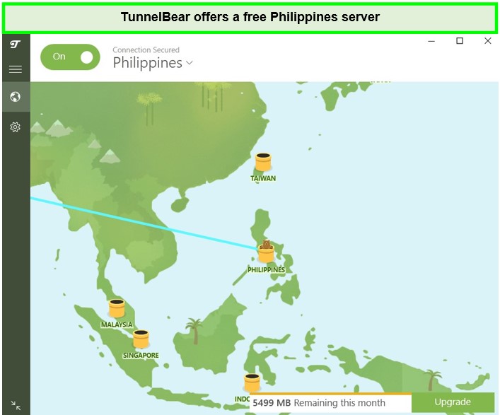 tunnelbear-philippines-server