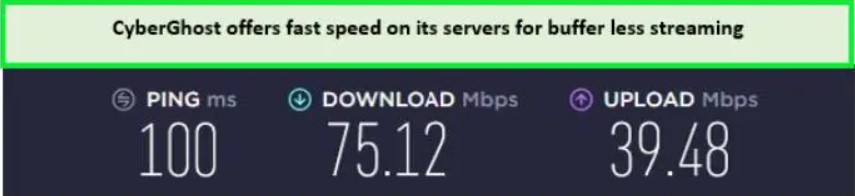 CyberGhost-speed-test