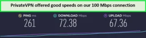 PrivateVPN-speed-test-results-showing-adequate-speed-for-streaming-Showmax-from-the-US-server.