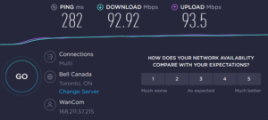 privatevpn-speed-test-result-canada-toronto-server