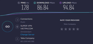 privatevpn-speed-test-result-netherlands-Amsterdam-server