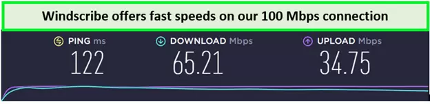 windscribe-speed-test-in-USA