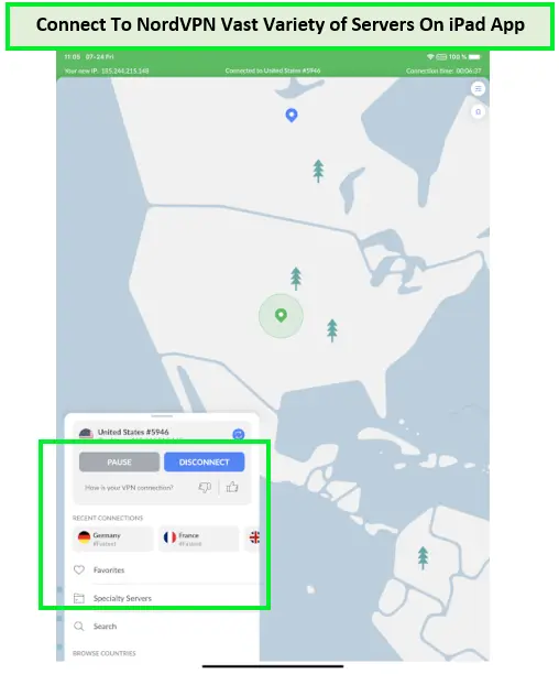 NordVPN-iPad-app-in-USA