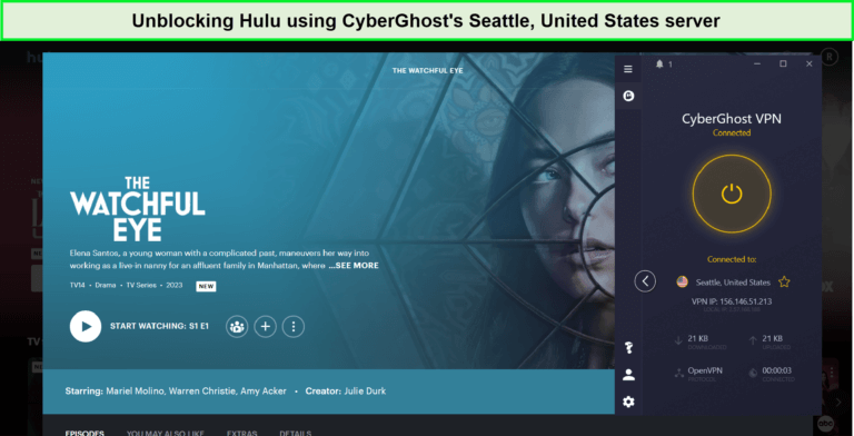unblocked-hulu-using-cyberghost-seattle-server--