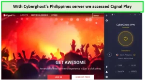 Cyberghost-unblocking-cignal-play-in-USA