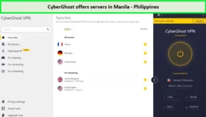 cyberghost-offers-philippines-server-in-USA