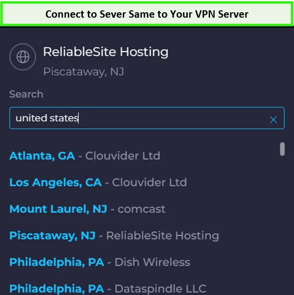 connect-to-server-on-speed-test-site-in-USA