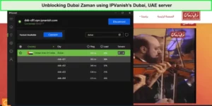 IPVanish-VPN-used-to-unblock-local-websites-in-the-UAE,-demonstrating-its-effectiveness-in-bypassing-local-restrictions.