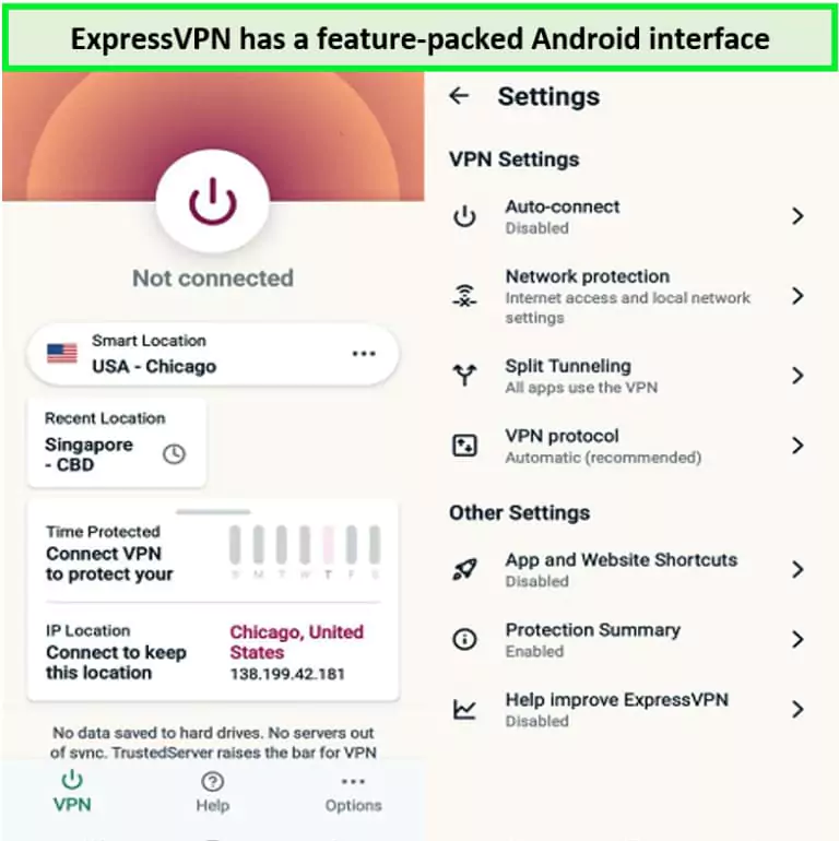 expressvpn-android-interface