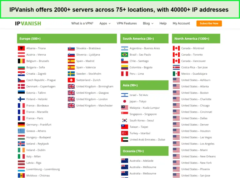 ipvanish-server-network