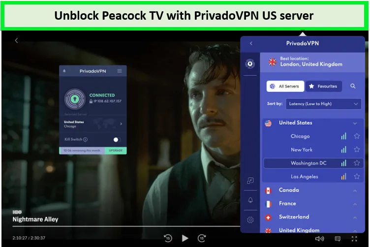 privadovpn-unblocks-peacock-tv for-viewers-outside-USA