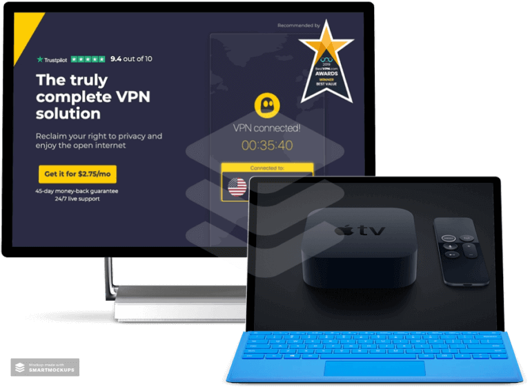 best-vpn-for-apple-tv-cyberghost