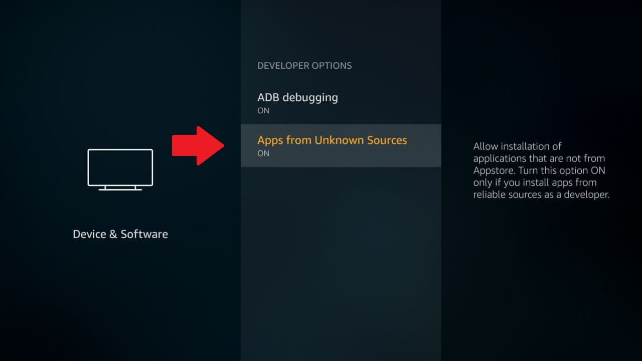 Aplicaciones de Firestick de orígenes desconocidos in - Espana