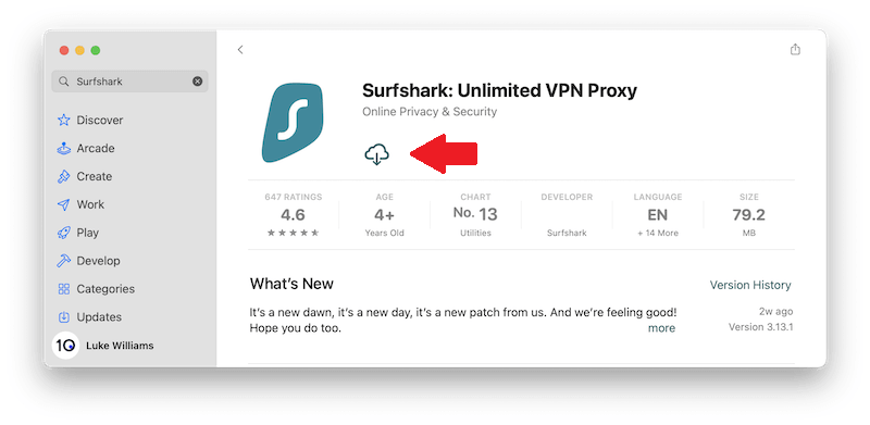 Aplicación de Surfshark en la App Store in - Espana 