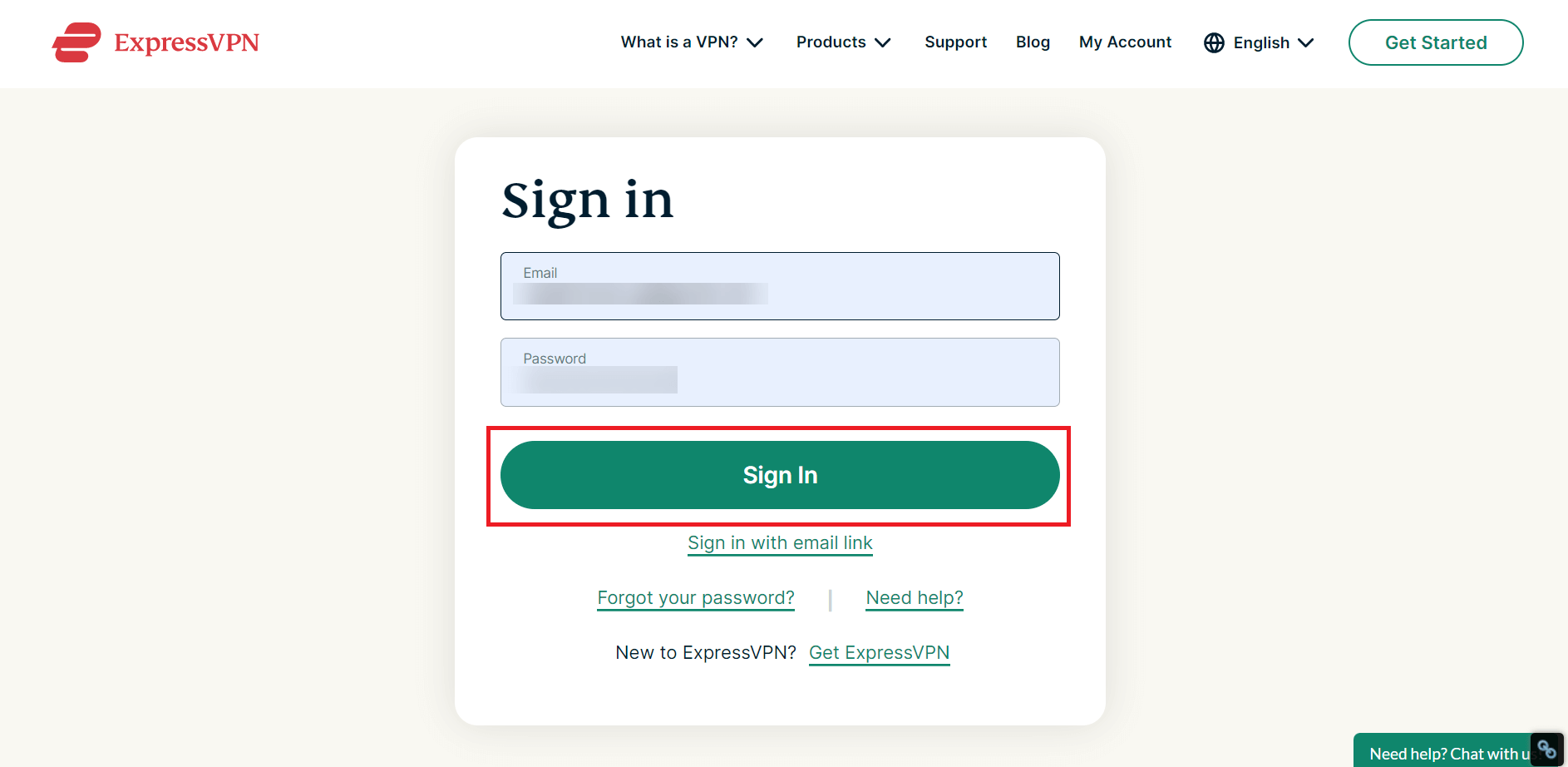  Melden Sie sich auf der ExpressVPN-Website an. in - Deutschland 